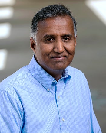 George Mason University Costello College of Business Faculty Gnanakumar Visvanathan Headshot
