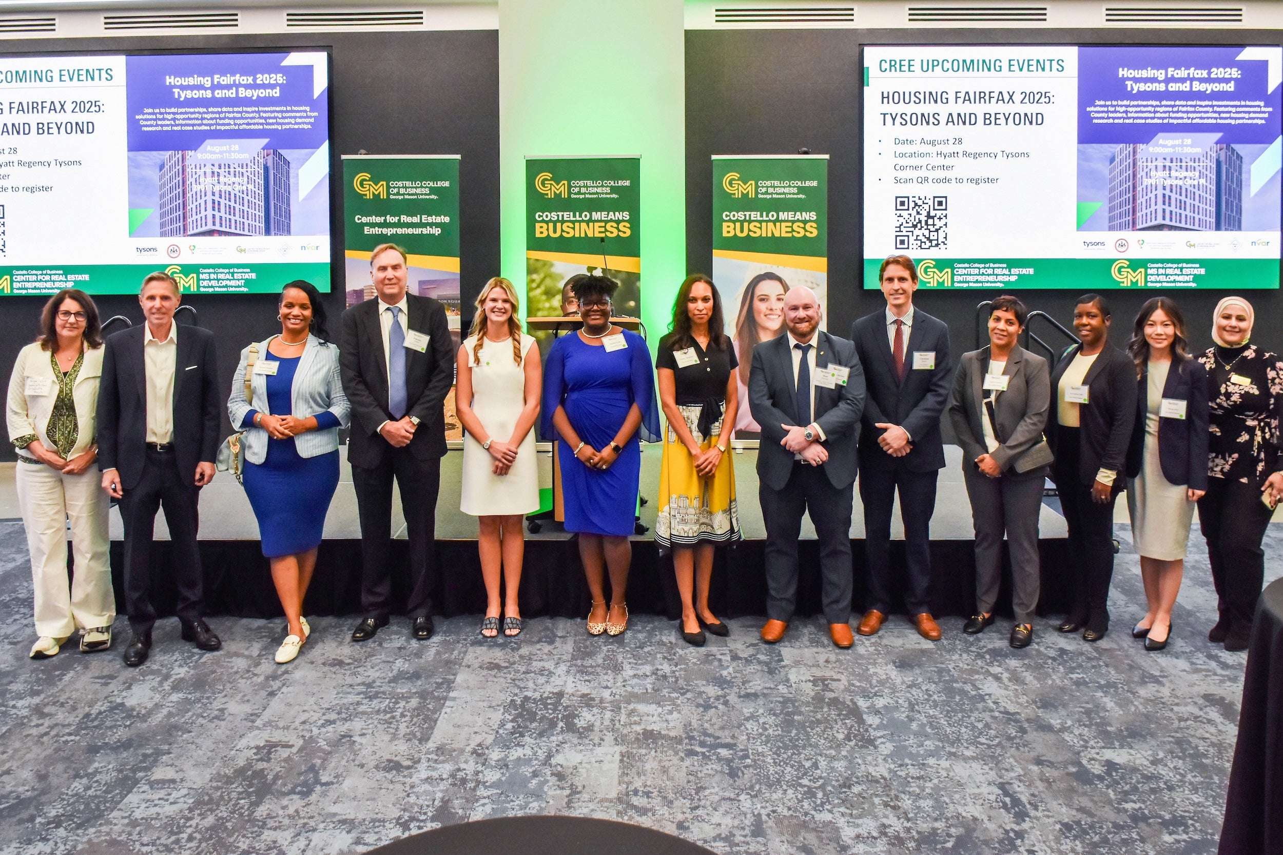 Center for Real Estate Entrepreneurship Event Attendees. Photo provided by the Center for Real Estate Entrepreneurship.